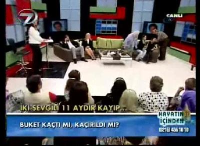 Canlı yayında kavga