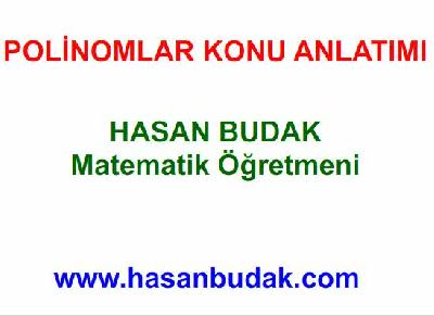 Polinomlar Konu Anlatımı
